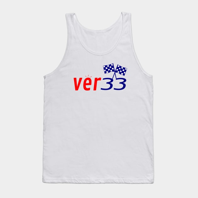 Verstappen 33 world champion Tank Top by GearGlide Outfitters